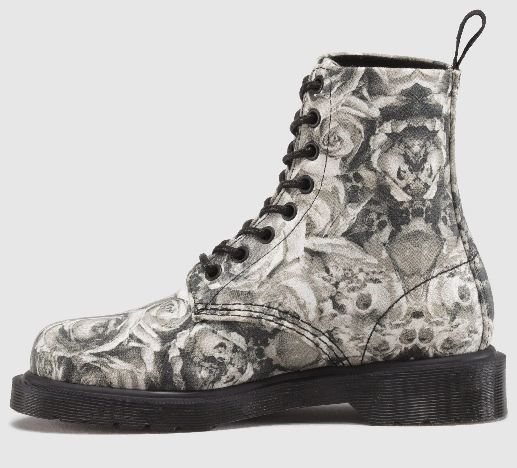 1460 Skull & Roses Beckett Boots