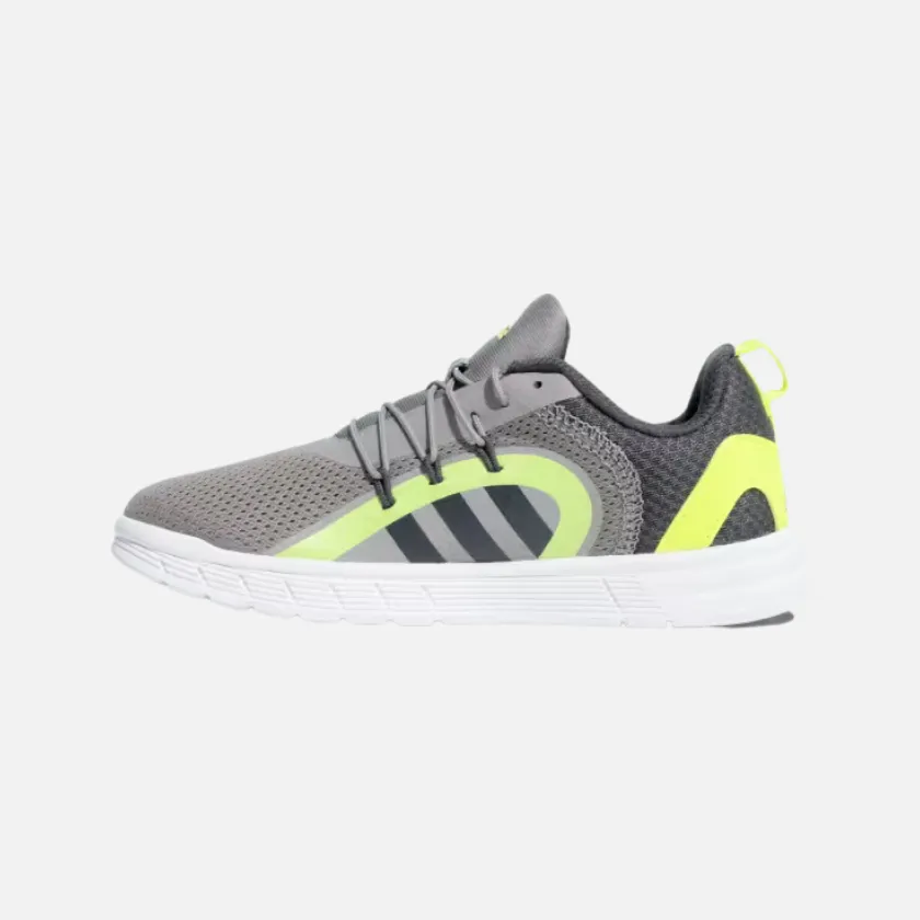 Adidas GameTalker 1.0 Kids Unisex Shoes (4-16Year) -Dove Grey/Grey Six/Lucid Lemon