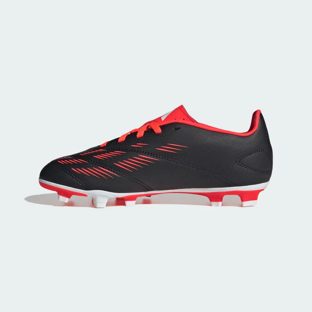 Adidas Predator FxG Jnr Football Boots (Black/White/Solar Red)