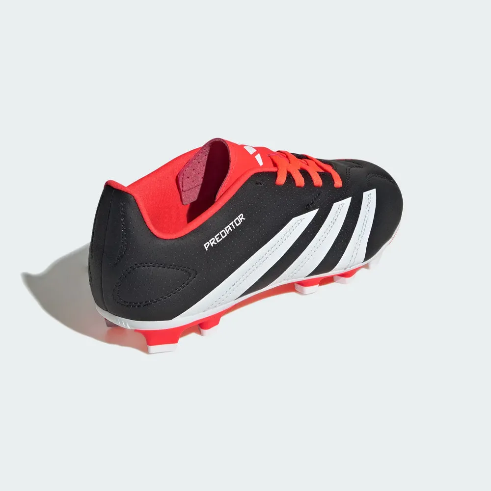 Adidas Predator FxG Jnr Football Boots (Black/White/Solar Red)