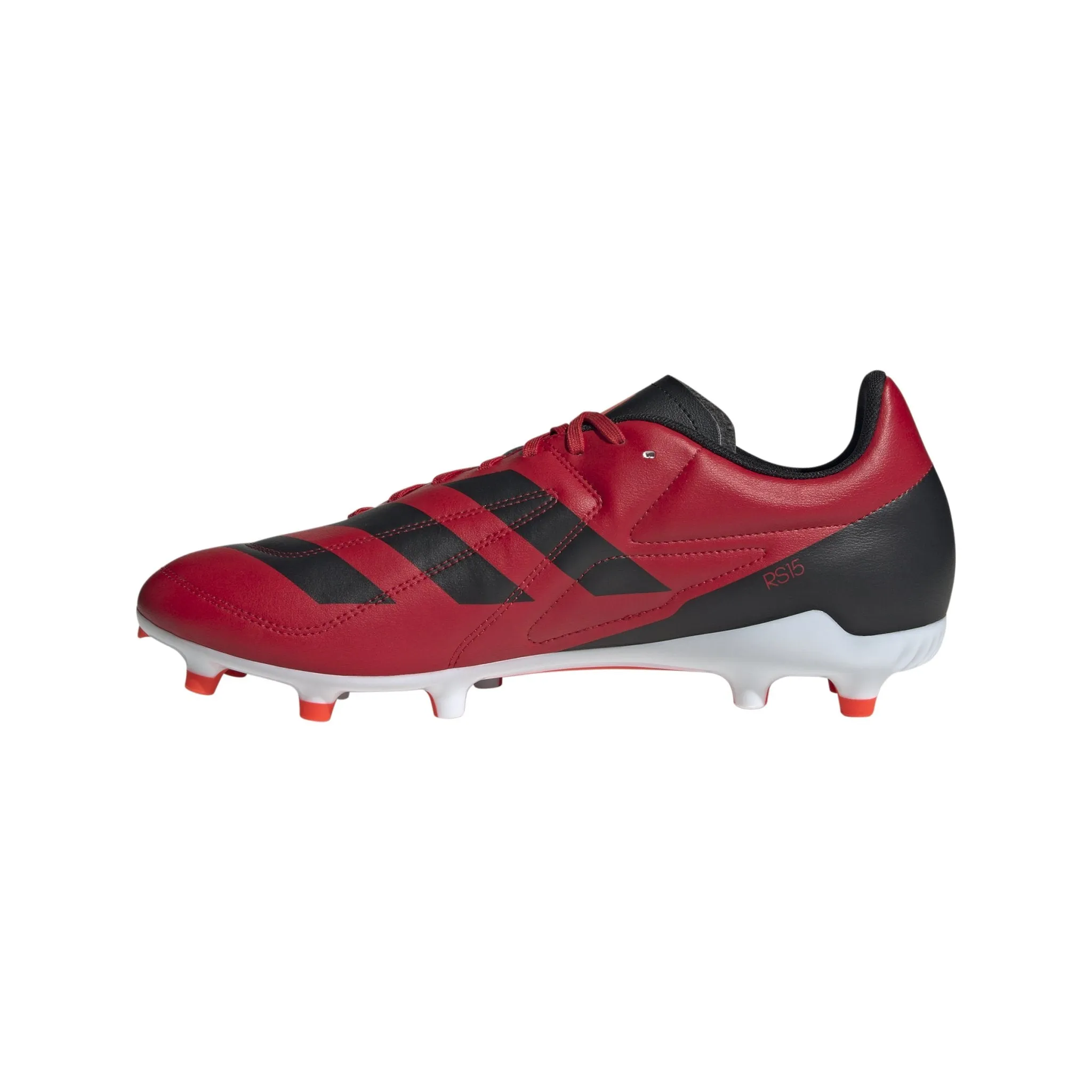 Adidas RS-15 Firm Ground Rugby Boot - Red