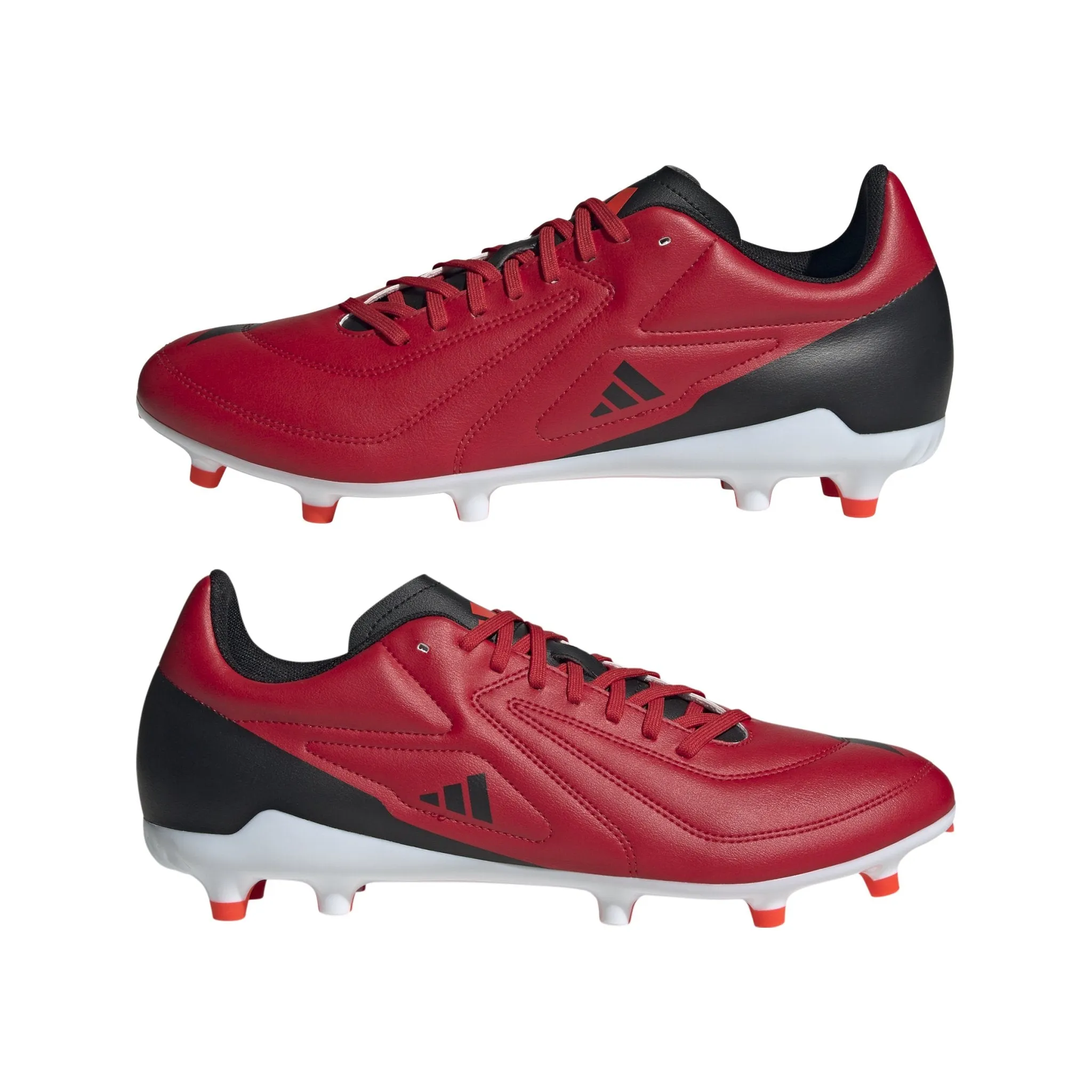 Adidas RS-15 Firm Ground Rugby Boot - Red