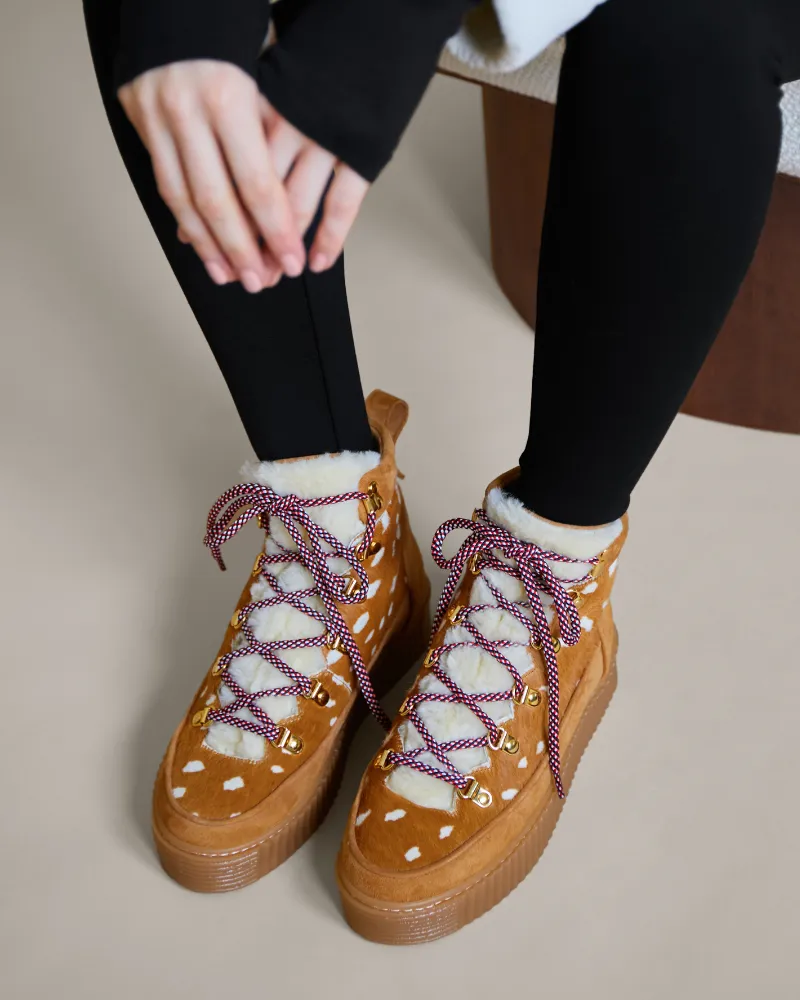 Sure! Here’s an optimized title for the Alpine Bambi Print Boots:

Stylish Alpine Bambi Print Winter Boots for Women – Fashionable and Cozy Footwear for Cold Weather