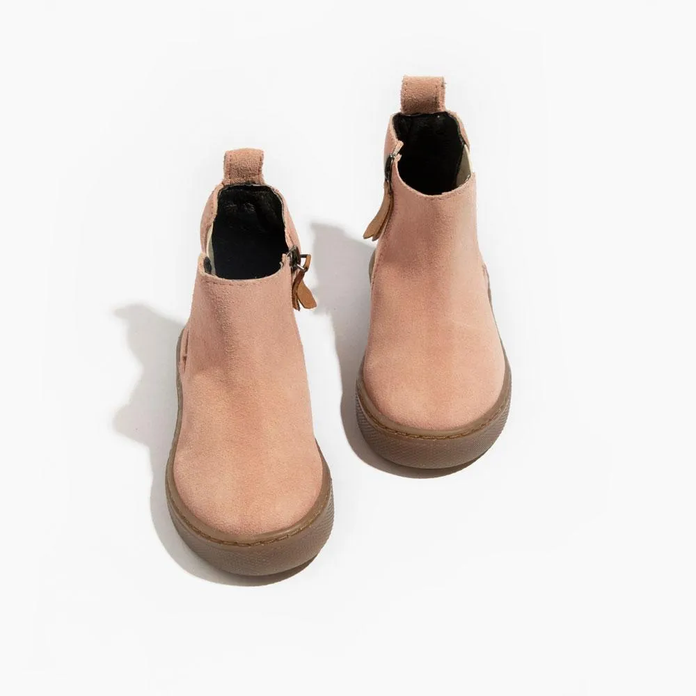 Blush Suede Chelsea Boot Sneaker