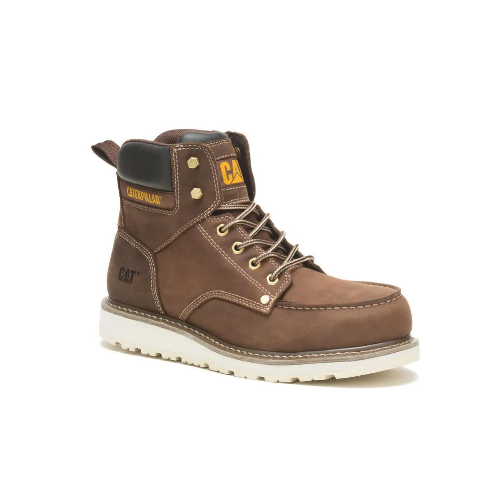 Calibrate Men's Steel-Toe Work Boots Khaki