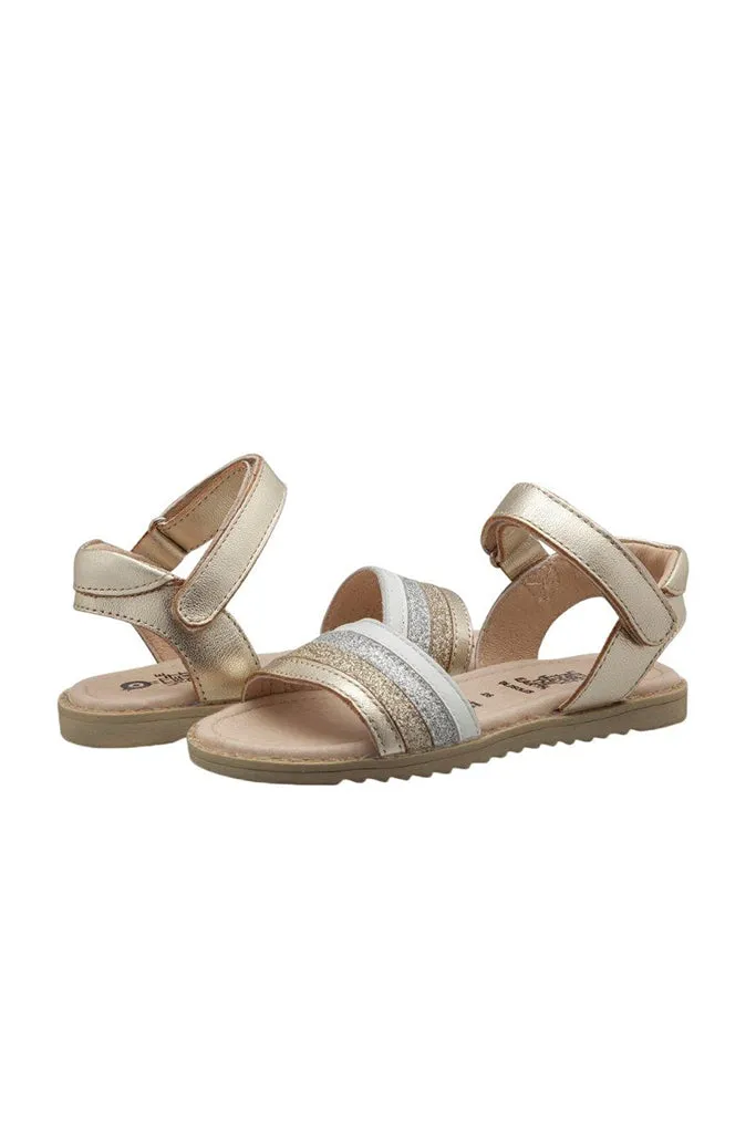 Colour Pot Sandals - Gold