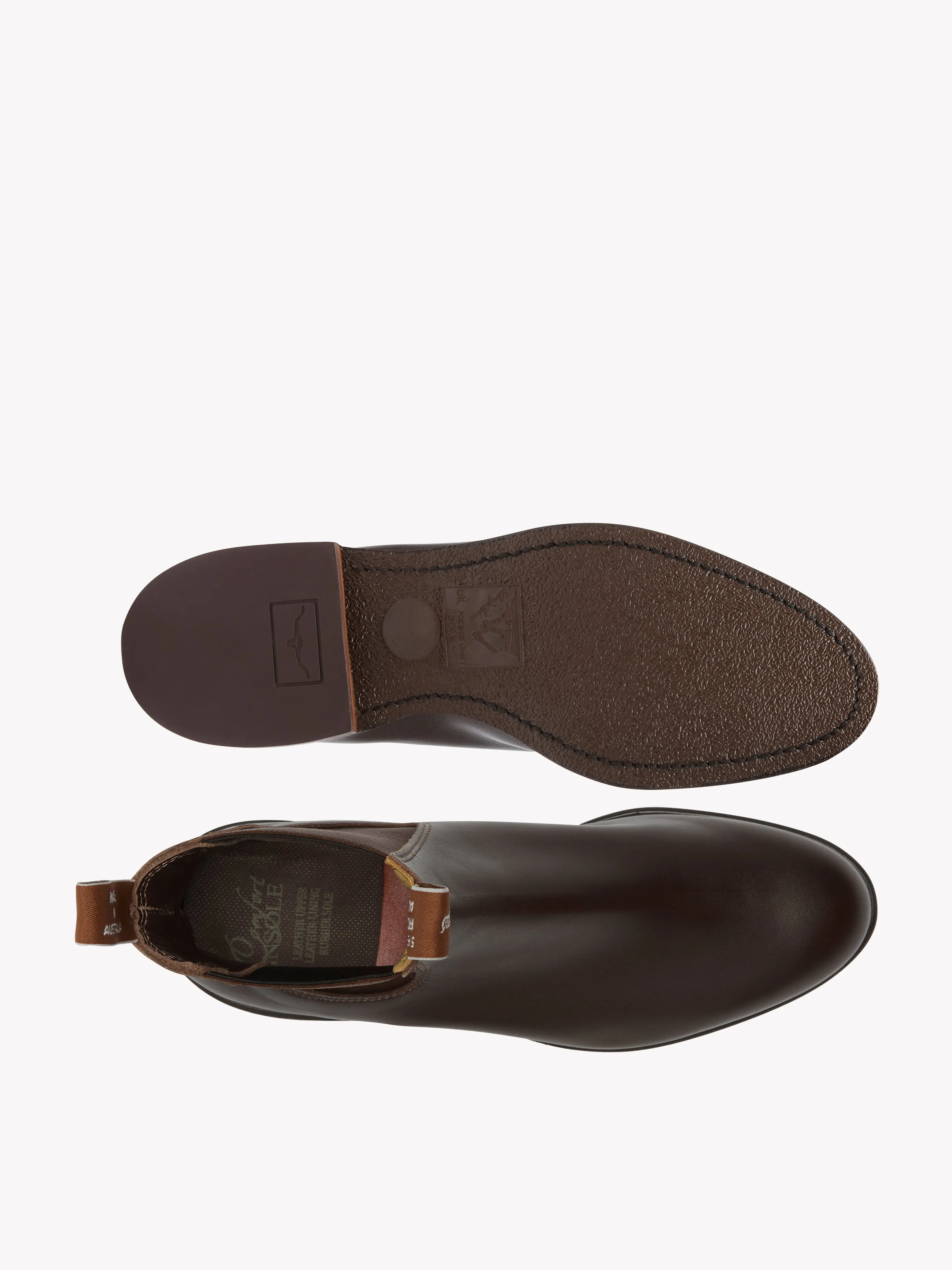 Comfort Turnout - Yearling Leather - Chestnut - G Fit