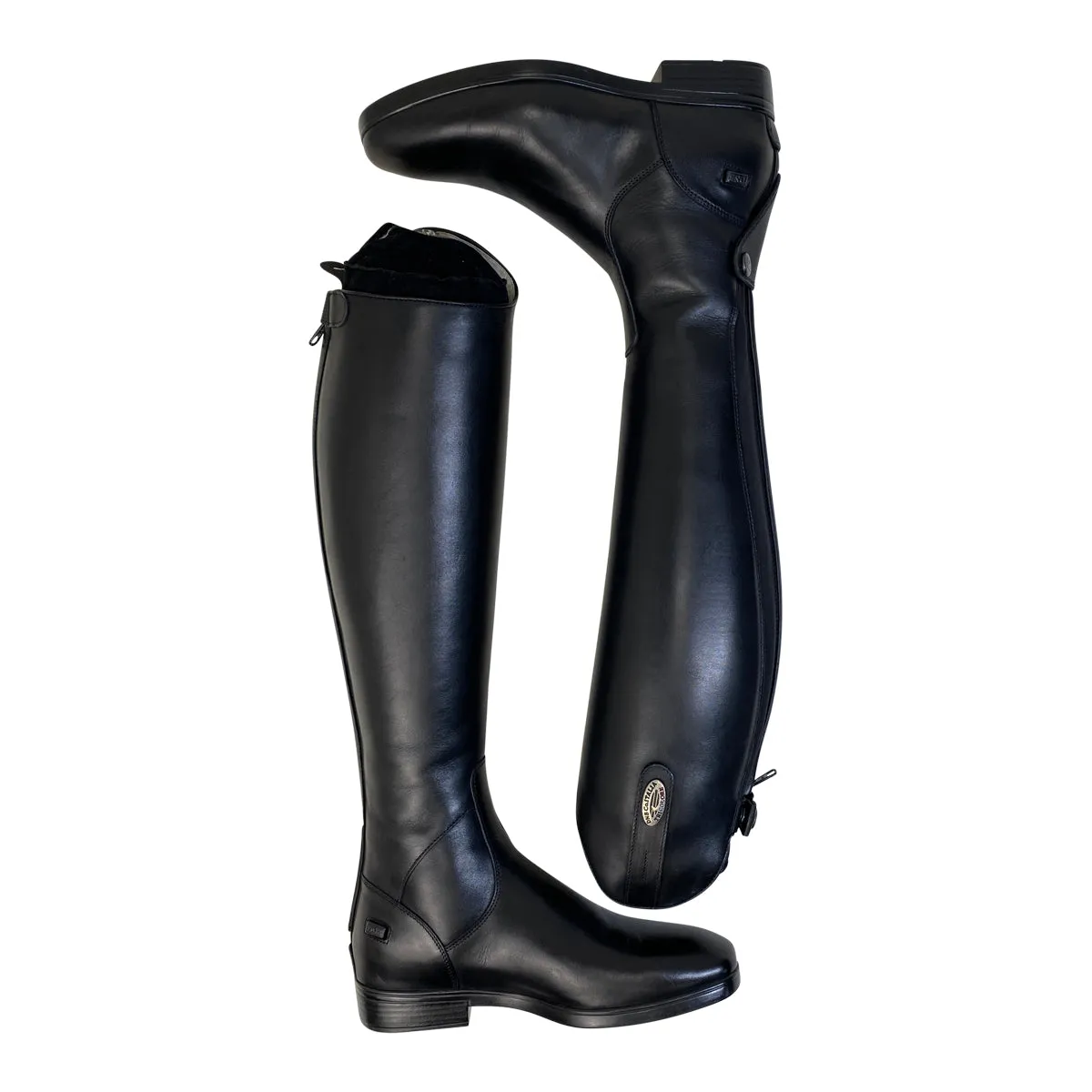 DeNiro Tricolore Amabile Smooth Dress Boots in Black - Children's EU 34 C XXXS/US 3 Short/XXX-Slim