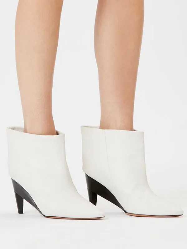 Dylvee Boot in Optical White