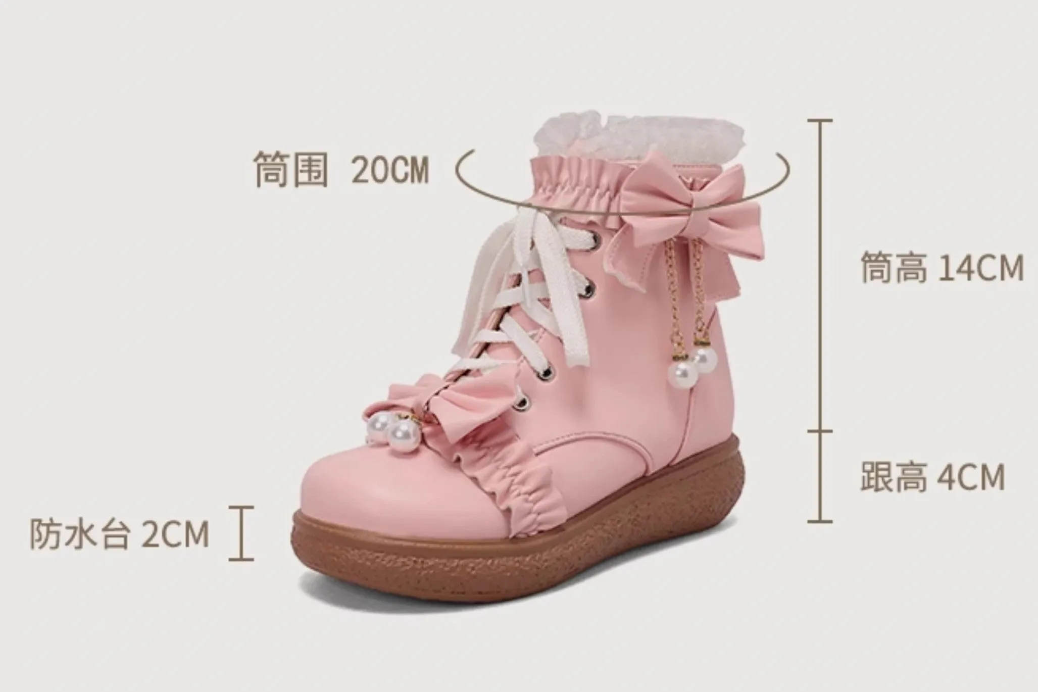 Fashion Lolita Martin Boots PN6528