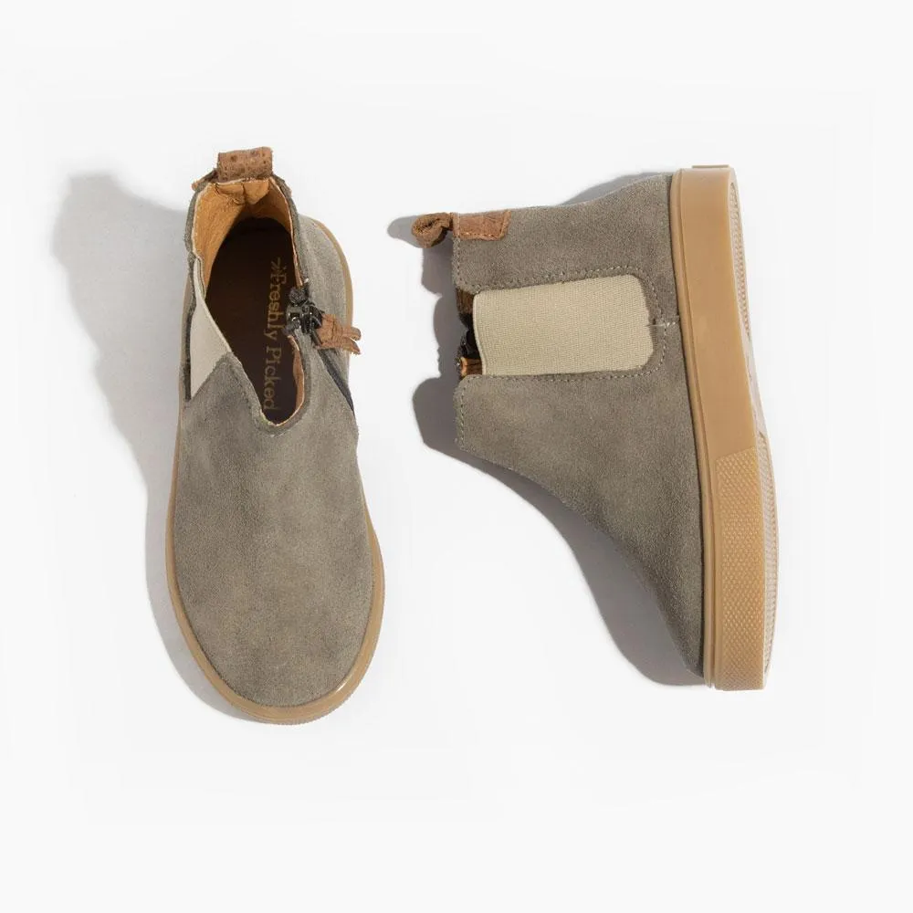 Grey Suede Chelsea Boot Sneaker