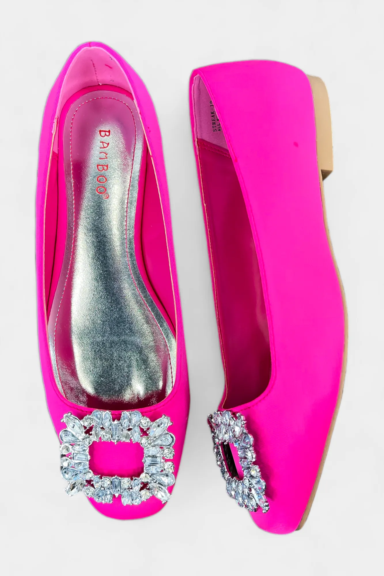 Hot Pink Embellished Flats