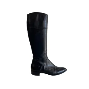 Italian Leather Tall Boot (Size 40.5)