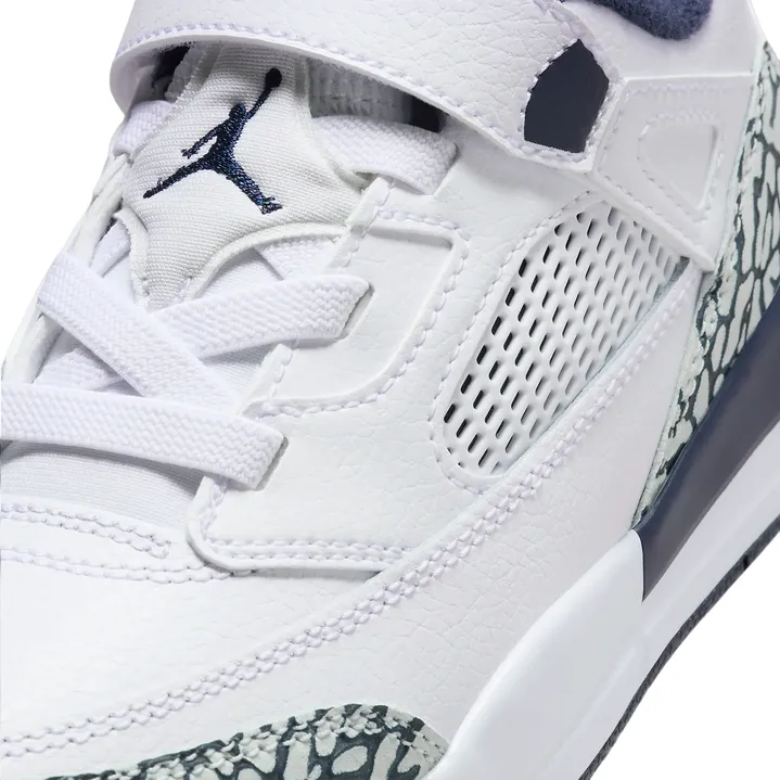 Jordan Spizike Low FQ3951-104 white-platinum-blue children's sneakers shoe