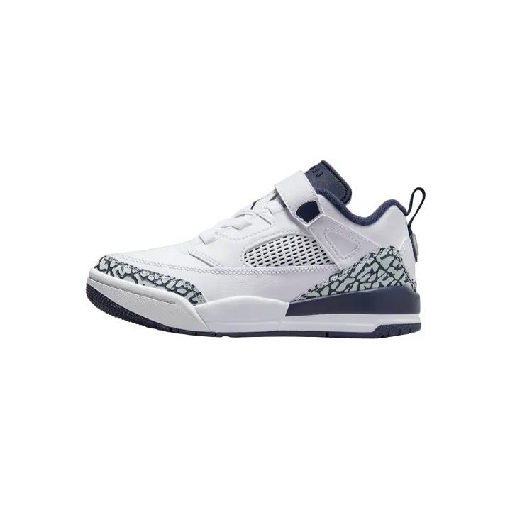 Jordan Spizike Low FQ3951-104 white-platinum-blue children's sneakers shoe