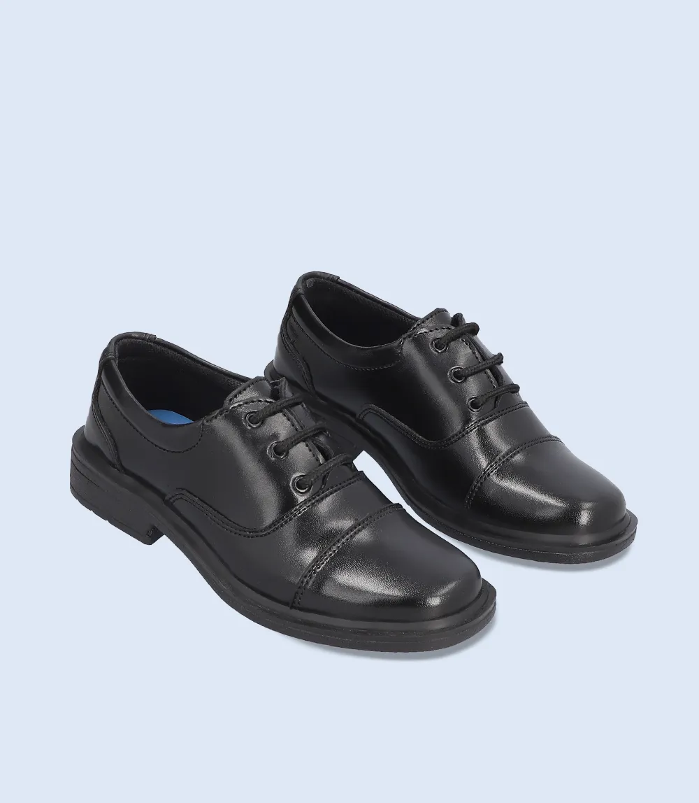 KB0034-BLACK-Boys Casual School Shoes