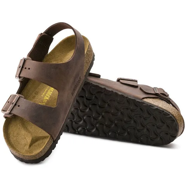 Men's Birkenstock | Milano Oiled Leather Sandal  | Habana