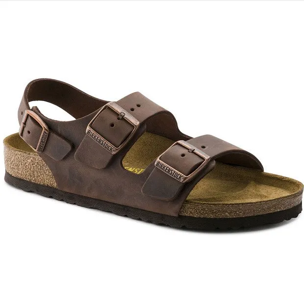 Men's Birkenstock | Milano Oiled Leather Sandal  | Habana