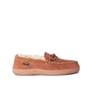 'Old Friend Footwear' Men's Sheepskin Loafer Moc - Chestnut II