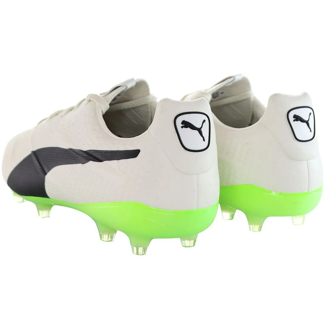 Puma King Platinum 21 VGN Mens White Football Boots