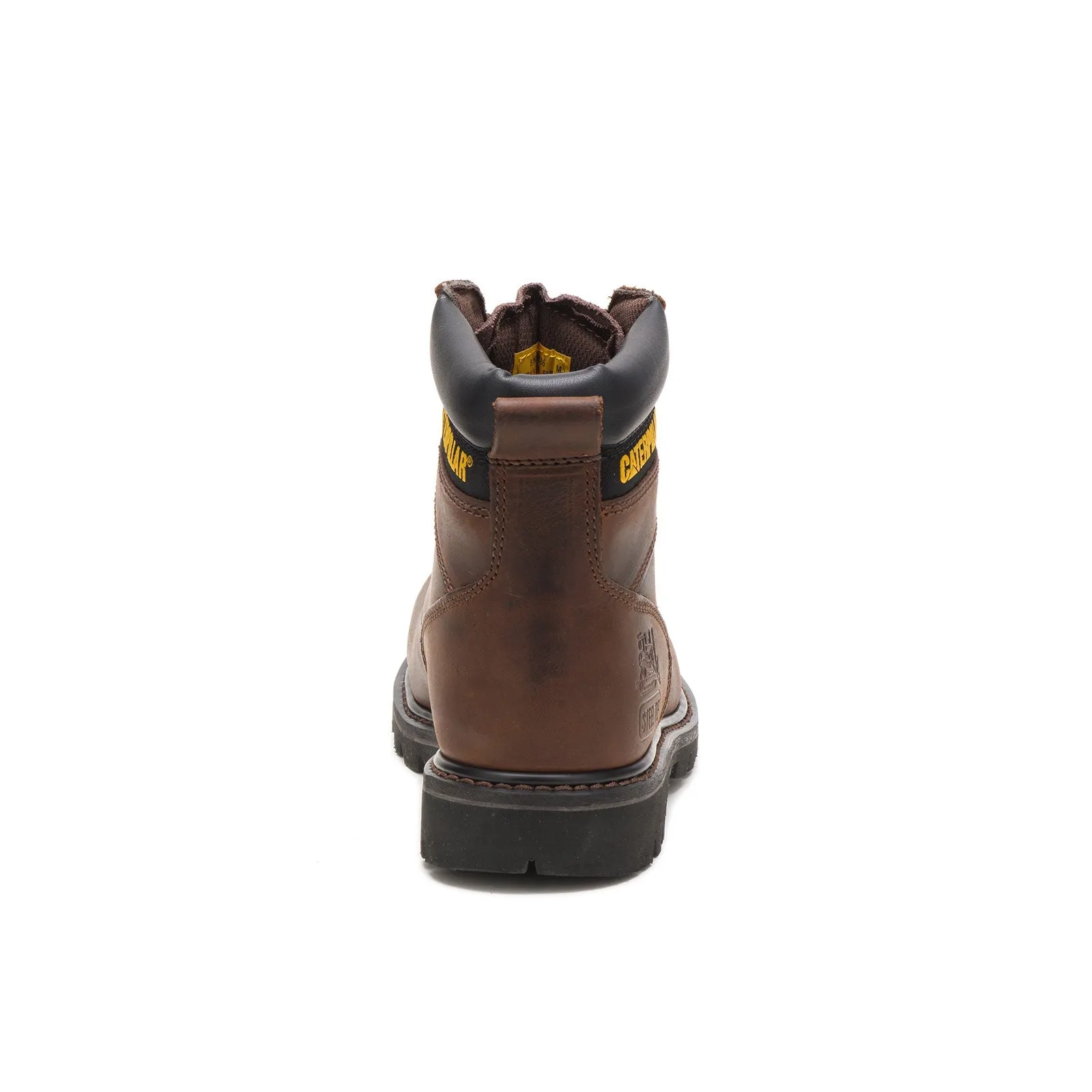 Second Shift Men's Steel-Toe Work Boots Dark Brown