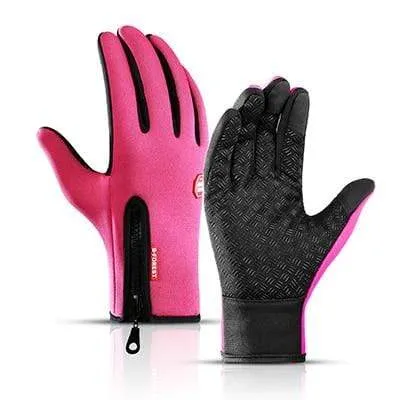 Thermal Ski Gloves Men Women Winter Skiing Fleece Waterproof Snowboard Gloves Touch Screen Snow Motorcycle Warm Mittens