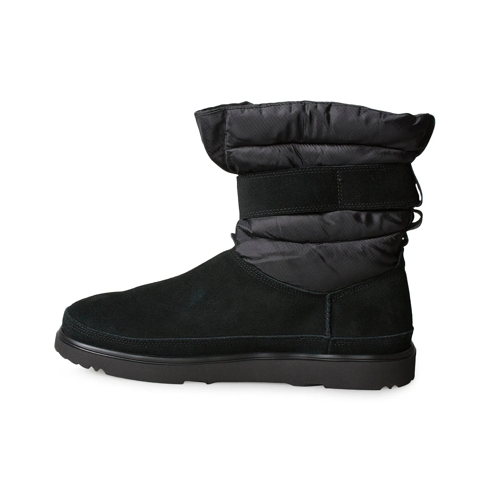 UGG Classic Short Pull On Weather Black Boots - Men's