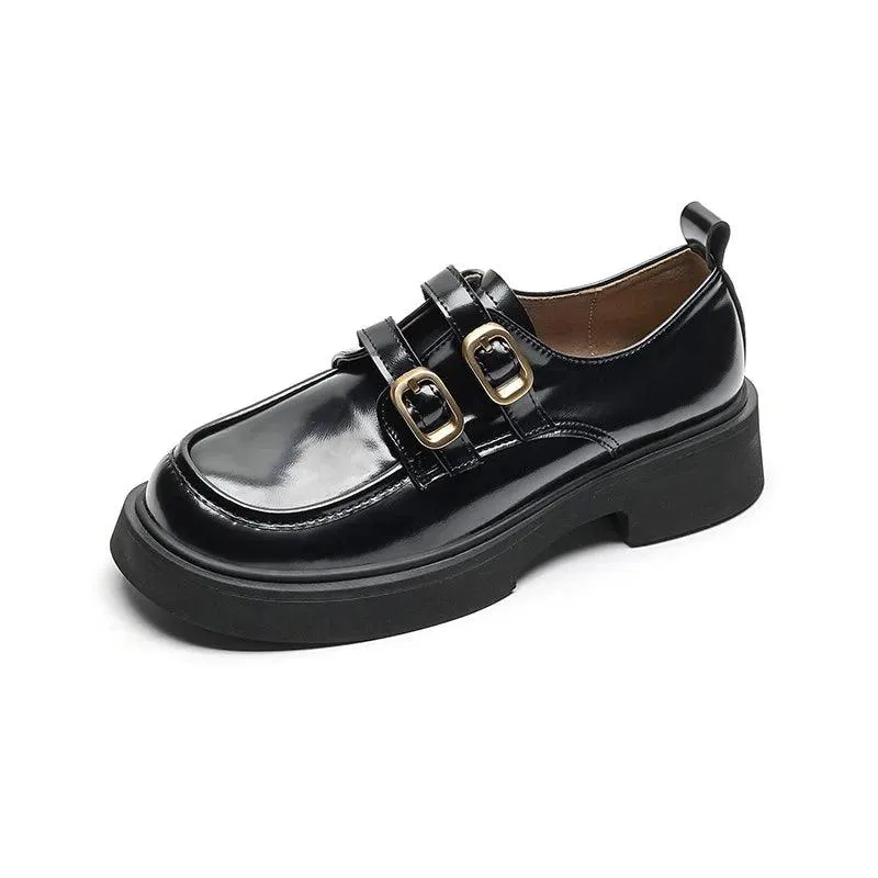 W7586 Women's Casual Shoes - Low Heel Loafers