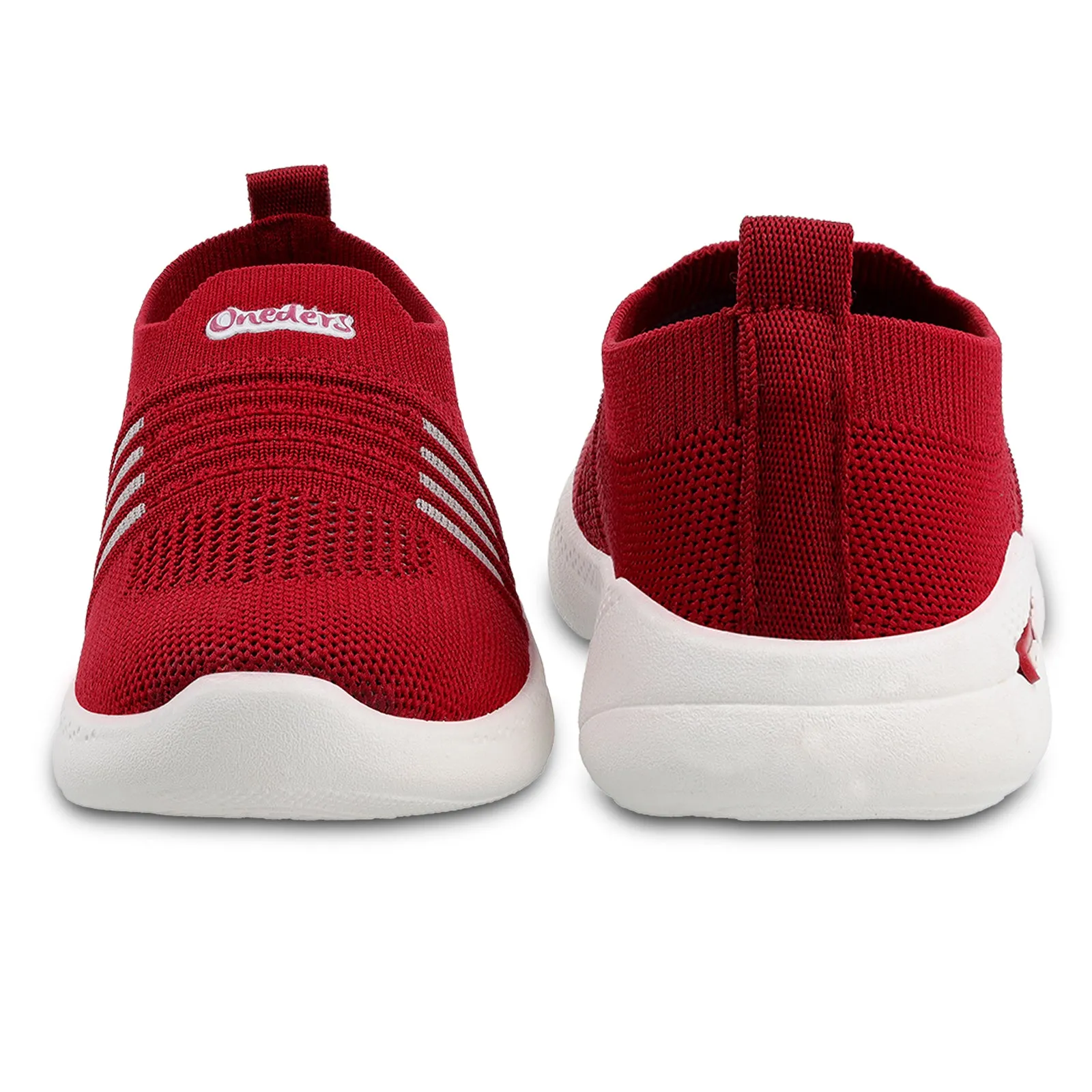 Walkaroo Kids Pull-on Sock Shoes - WK335 Maroon