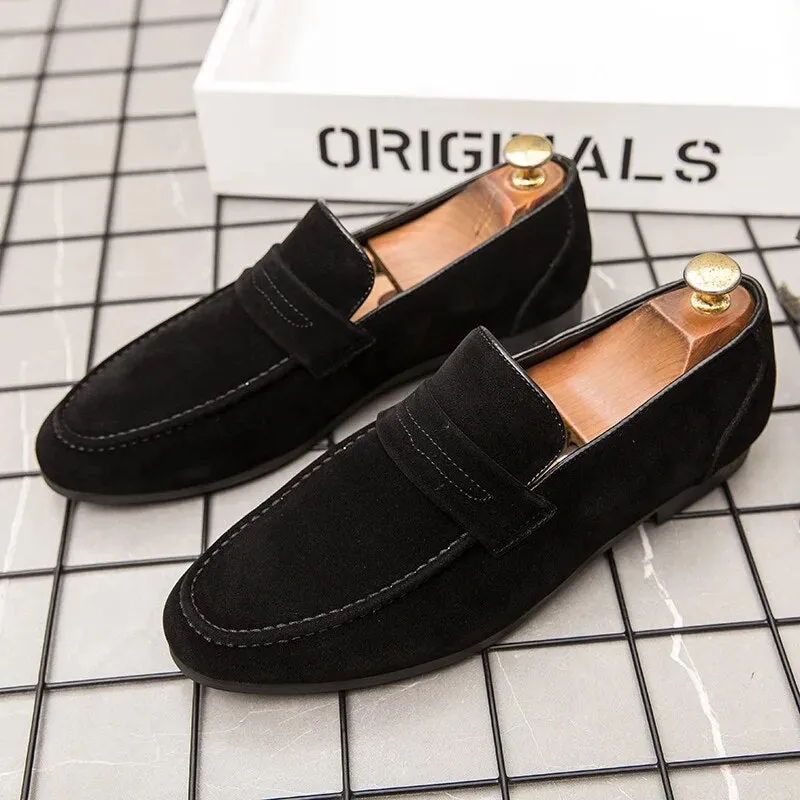 Xituodai  Slip On Men Casual Shoes Comfortable Fashion Luxury Brand High Quality Suede Leather Slipper Loafers Summer Shoes