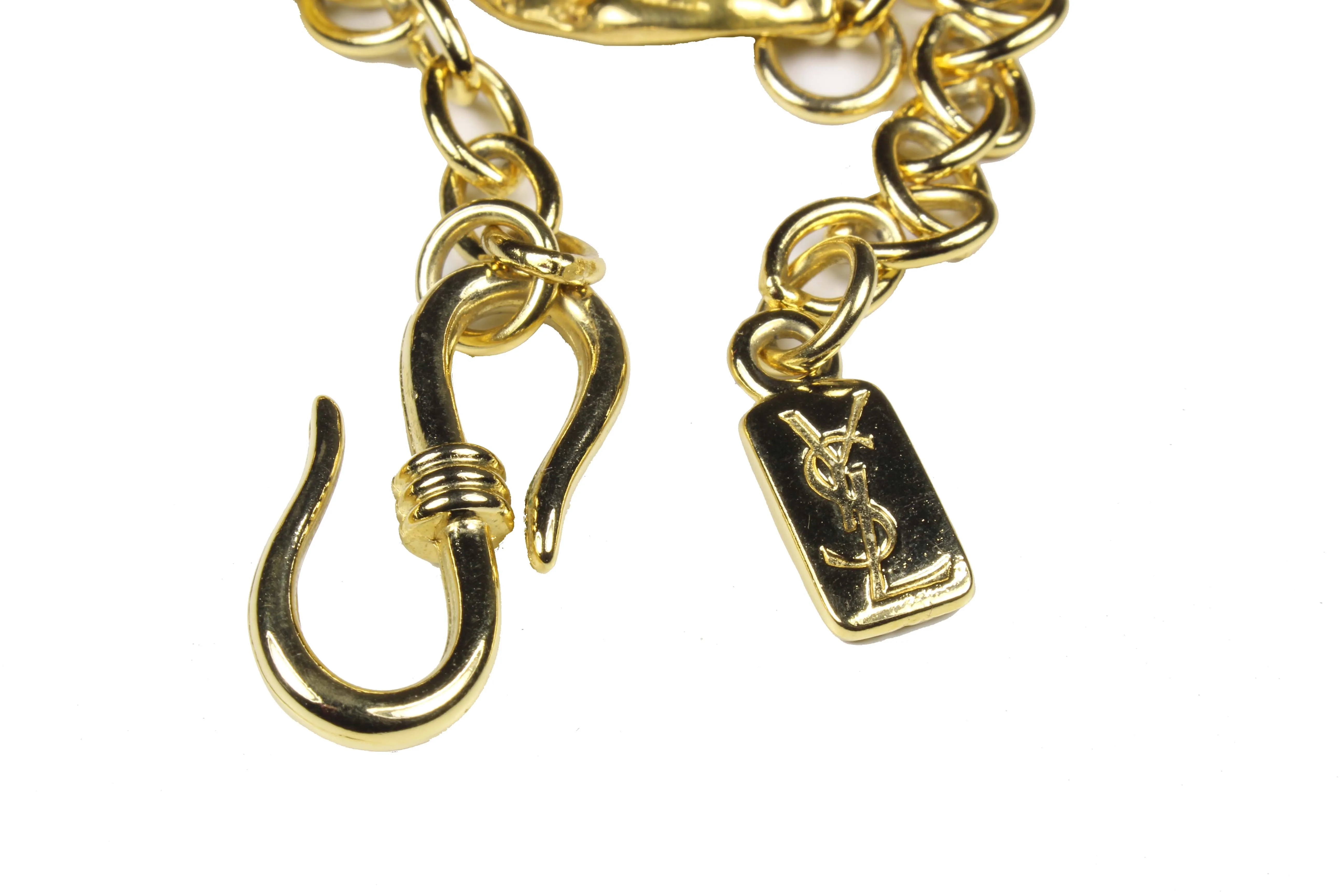 YVES SAINT LAURENT hearts necklace